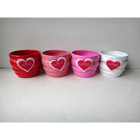 Valentines Day Ceramic Pot