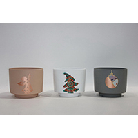 Xmas Ceramic Pot